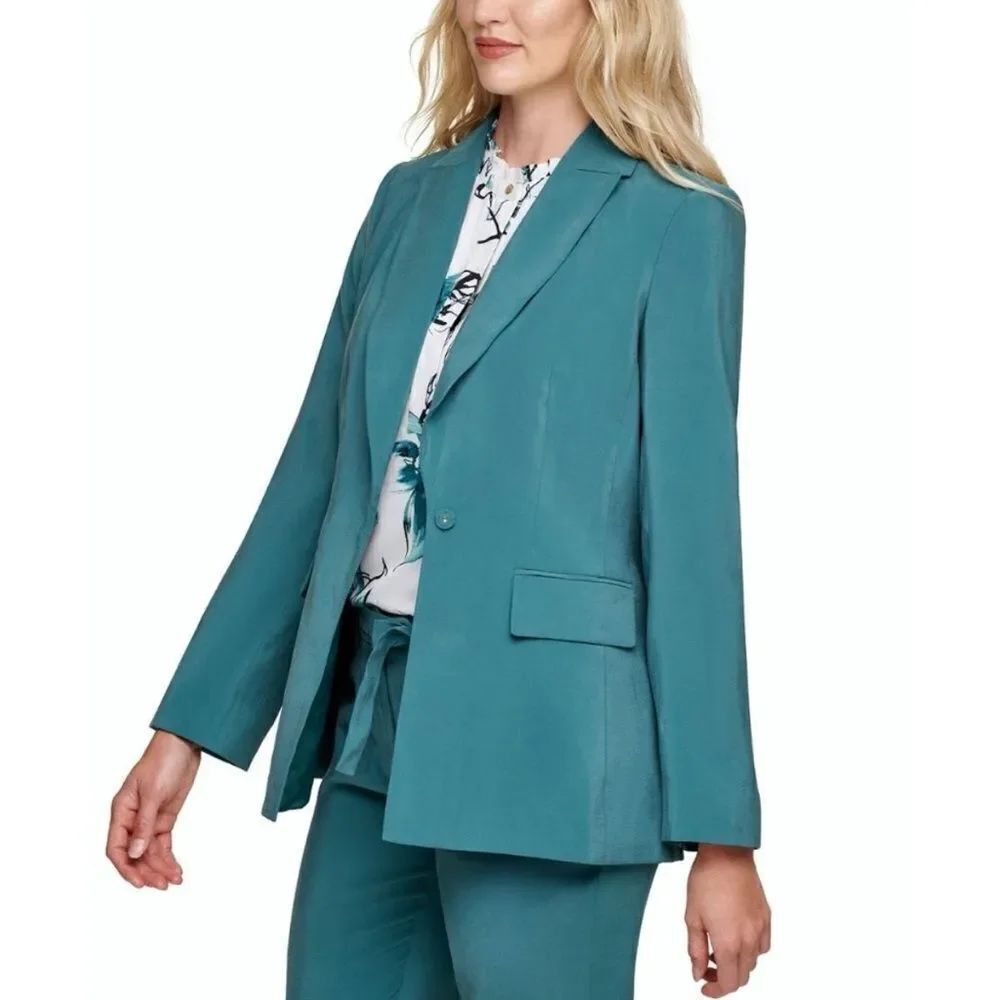 DKNY Teal Blazer